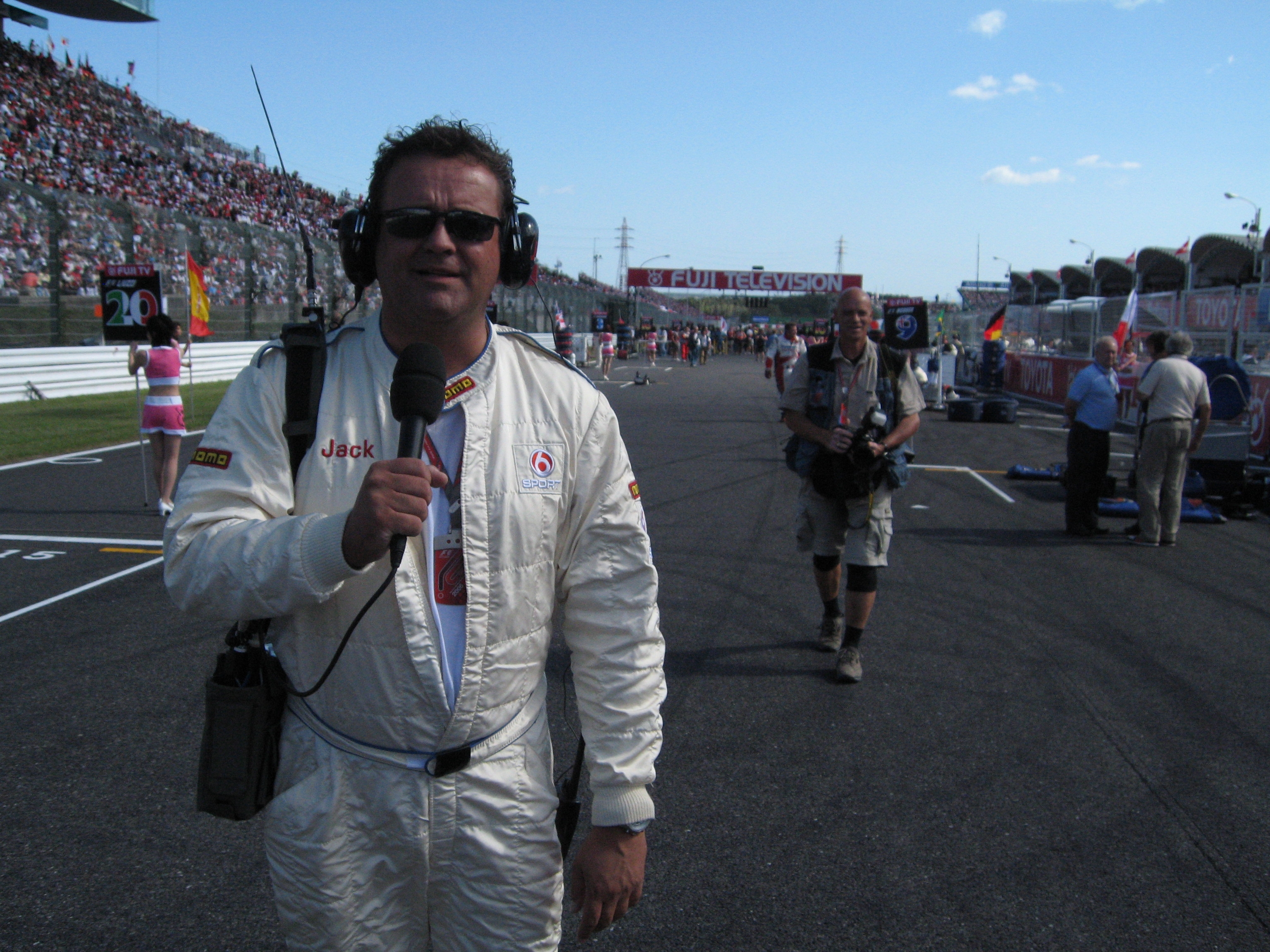 Jack Plooij tijdens een gridwalk