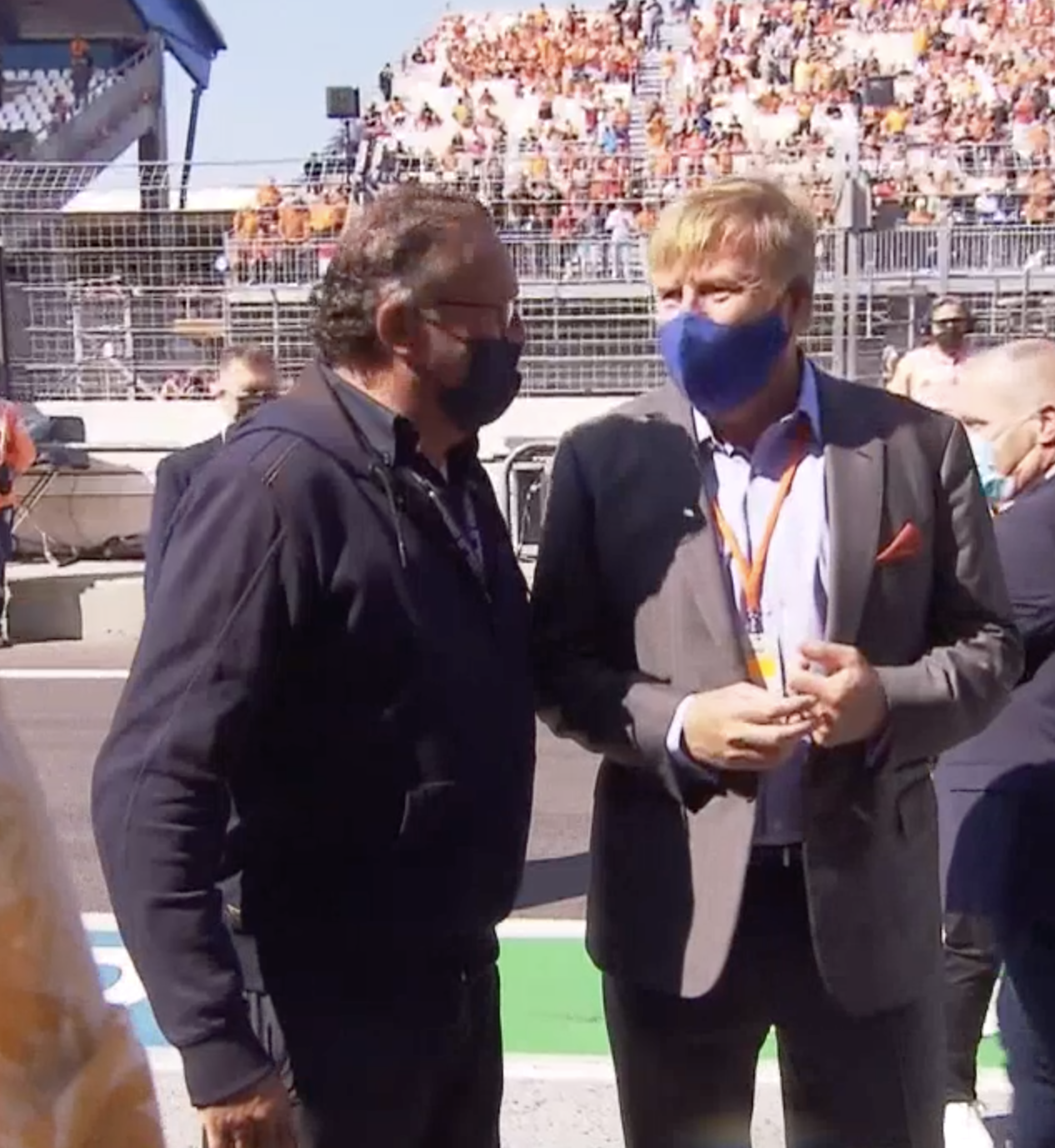 Jack Plooij met de koning